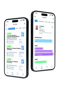 Screenshots of the CSCS app
